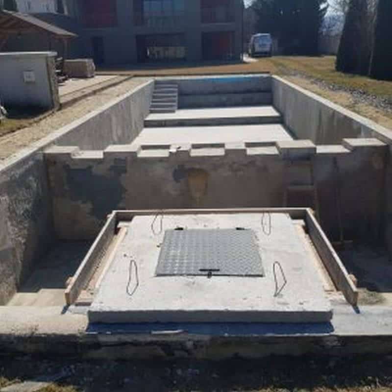 Bővített kerti medence