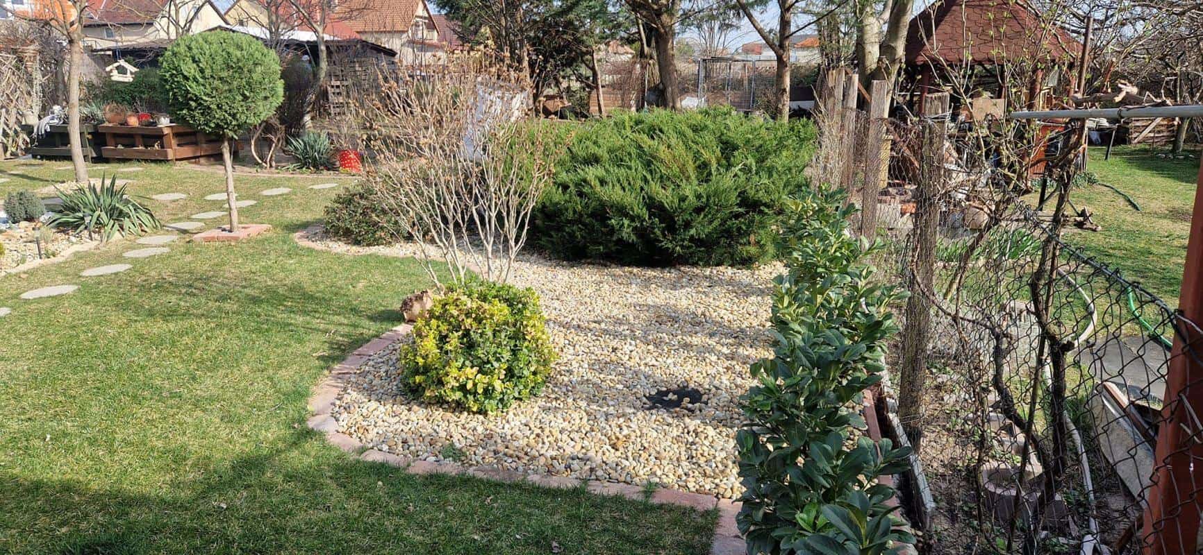 Kerti sétány burkolás