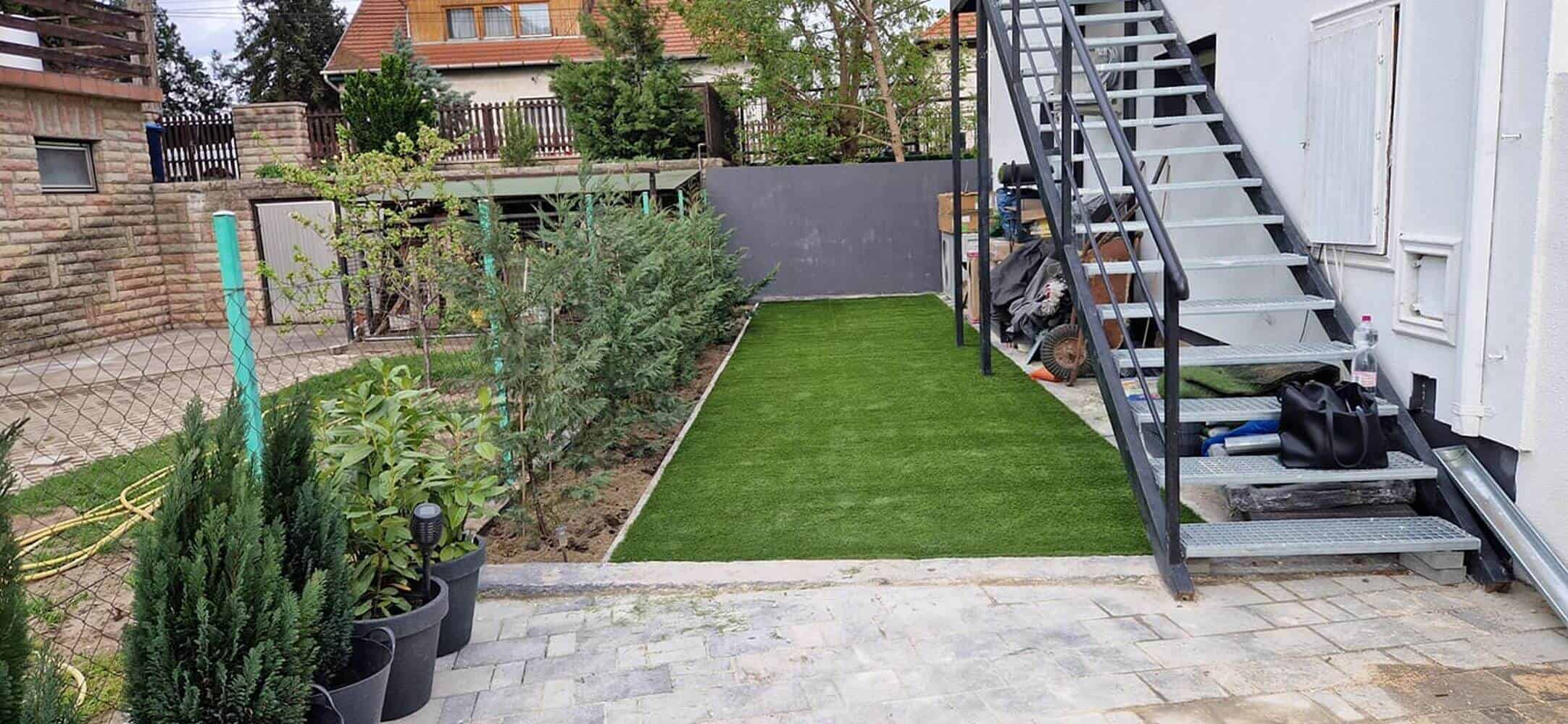 Műfű telepítés – Only Gardens kertépítés Szentendre